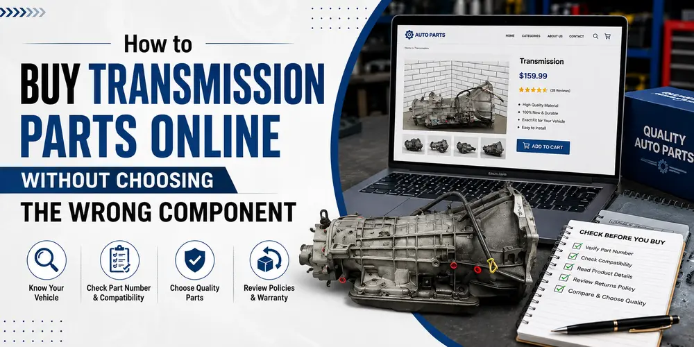 How to Buy Transmission Parts Online Without Choosing the Wrong Component