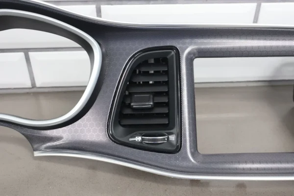 15-20-dodge-challenger-srt-speedometer-radio-dash-trim-bezel-wvents-4986279 15-20 Dodge Challenger SRT Speedometer & Radio Dash Trim Bezel W/Vents