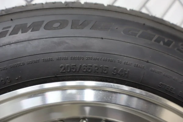 1984 Nissan 300ZX Spec 1 SP-03 15x8 Wheel/Tire Set 205/65/R15 Ironman