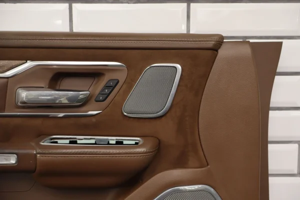 21-24-ram-1500-longhorn-left-front-door-panel-mountain-brown-n8-oem-5677808 21-24 Ram 1500 Longhorn Left Front Door Panel Mountain Brown N8 OEM