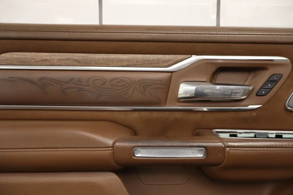 21-24-ram-1500-longhorn-left-front-door-panel-mountain-brown-n8-oem-9969102 21-24 Ram 1500 Longhorn Left Front Door Panel Mountain Brown N8 OEM
