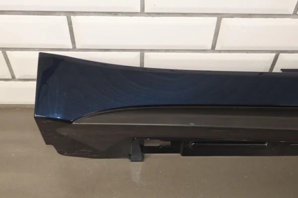57_004fed11-3ee0-4e68-b366-70dcad6b08d2 19-20 Fiat 124 Spider Abarth Left LH Rocker Molding Side Skirt Mare Blue PHB