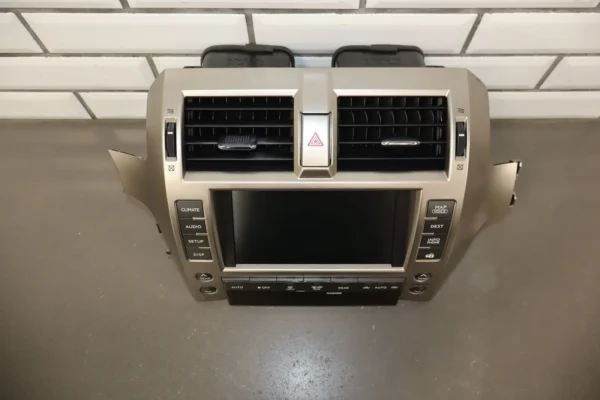 57_06e14918-1c64-40ab-9f8a-5dd6cc4c8a8c 2010-2012 Lexus GX460 In-Dash Display Screen W/Climate Controls-Vents-Bezel