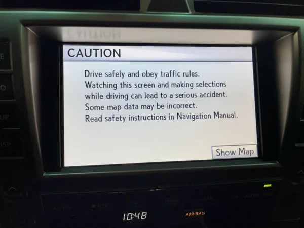 57_08d551be-aec1-49bd-a29f-417d2e03e19a 2010-2012 Lexus GX460 In-Dash Display Screen W/Climate Controls-Vents-Bezel