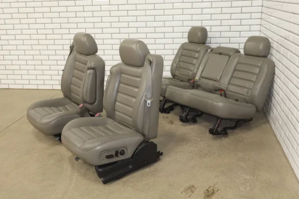 2004 Hummer H2 Leather Seats Set 1st & 2nd Row *Wheat 502*