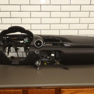 57_3238ed13-b615-4a31-a84c-1288238a978b 2017 Fiat 124 Spider OEM Dashboard Dash Panel Assembly Nero Black (X9)