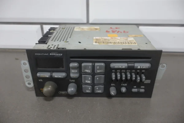 57_409c2570-b667-4a6d-8df4-fe6765bc8258 1997-2002 Pontiac Firebird Trans AM Radio OEM Monsoon - CD Player Inoperative