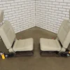 57_40a71666-6fed-4612-b158-0d0874c0c975 10-13 Lexus GX460 Pair LH&RH Leather Rear 3rd Row Seats Manual Folding