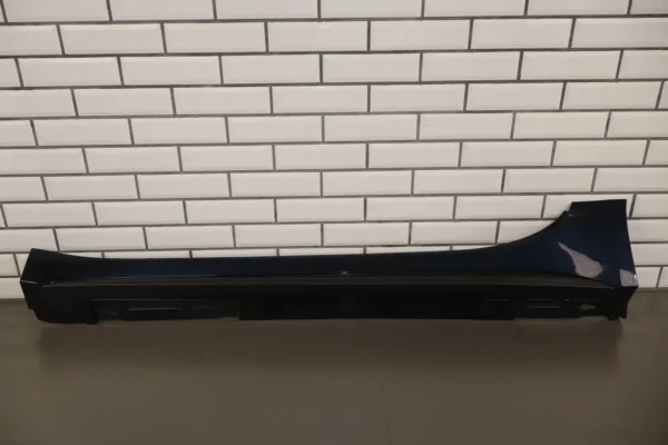 57_4cb09ba9-aa26-43fb-a5a6-797f4e907156 19-20 Fiat 124 Spider Abarth Left LH Rocker Molding Side Skirt Mare Blue PHB