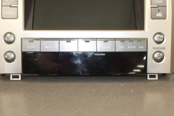 57_4ce1eee9-39f7-4091-bc52-762d0c71fa88 2010-2012 Lexus GX460 In-Dash Display Screen W/Climate Controls-Vents-Bezel