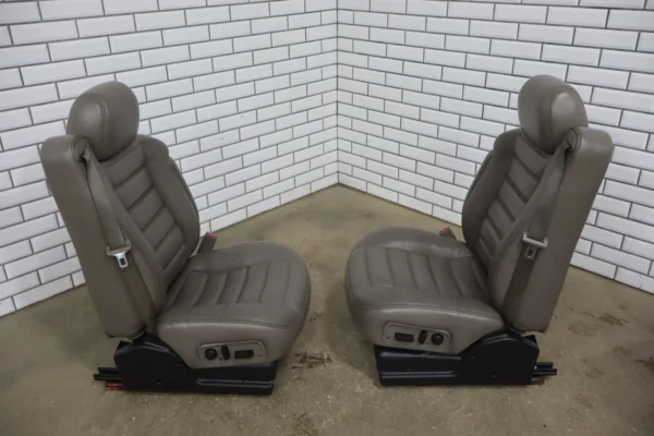 2004 Hummer H2 Leather Seats Set 1st & 2nd Row *Wheat 502*