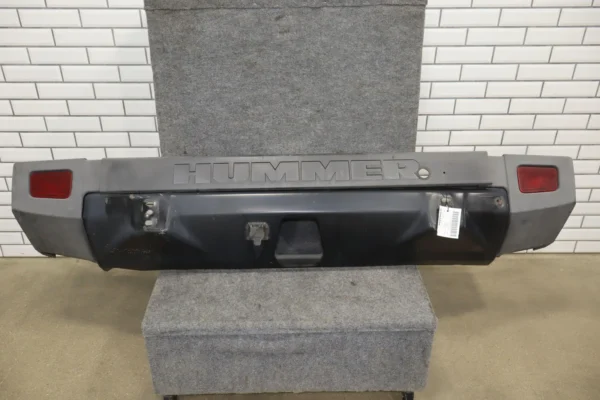 57_6ed608ff-15d9-40e2-8dbc-3db976b8070d 2006-2007 Hummer H2 SUV Rear Bumper (Option W/O Rear Camera)