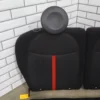 57_8174d73e-19a9-445a-8bdf-e6cddf593d3d 2012-2017 Fiat 500 Abarth (1.4L Turbo 2-Door) Cloth Rear Seat Black/Red