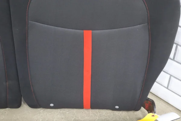 57_8db1a4db-f437-4255-b49d-72b5e06aa91c 2012-2017 Fiat 500 Abarth (1.4L Turbo 2-Door) Cloth Rear Seat Black/Red