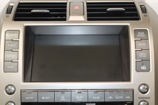 57_9f043ad9-fcba-46ee-9f15-c6e758e1684a 2010-2012 Lexus GX460 In-Dash Display Screen W/Climate Controls-Vents-Bezel