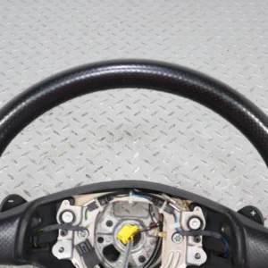 57_a883fcc7-c3d1-47e6-b51b-7c6103366c80 03-04 Audi RS6 OEM Leather Steering Wheel (Black QH) Mild Wear