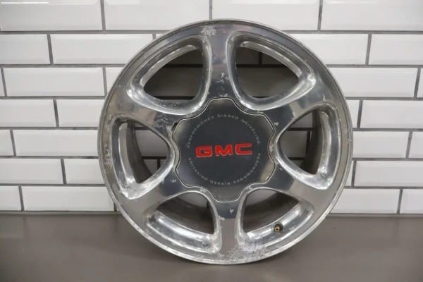 57_a9a2ef98-dca1-4c9f-aab4-a27556815df6 2001 GMC Sierra C3 Set of 4 17x7.5 Fully Polished Wheels *See Photos*