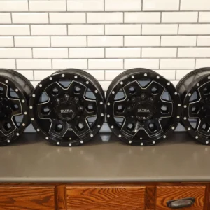 03-07 Hummer H2 Set of Ultra Motorsports Warlock 217 17x9 Wheels