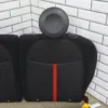 57_bd3d5f0c-78bf-40fb-b033-261050a6fd5e 2012-2017 Fiat 500 Abarth (1.4L Turbo 2-Door) Cloth Rear Seat Black/Red
