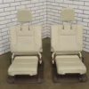 57_c3f9c762-ac0c-4349-9467-ec4c68bb93dd 10-13 Lexus GX460 Pair LH&RH Leather Rear 3rd Row Seats Manual Folding