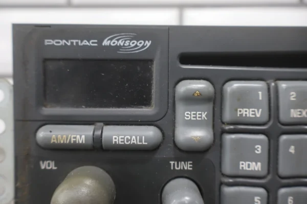 57_e8fb1a0b-461b-4d1c-b60a-09da83864d26 1997-2002 Pontiac Firebird Trans AM Radio OEM Monsoon - CD Player Inoperative