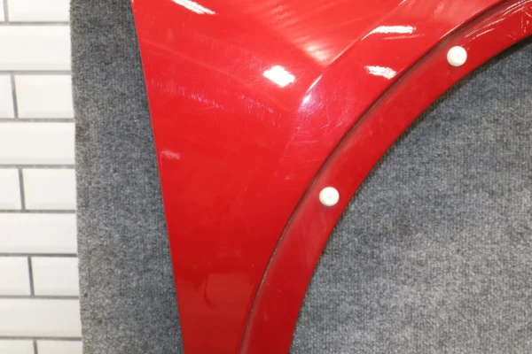 web_0113a2a4-1b52-481b-850a-7fef375adda0 2016-2020 OEM Tesla Model X Front Right Passenger Fender Panel Red PPMR