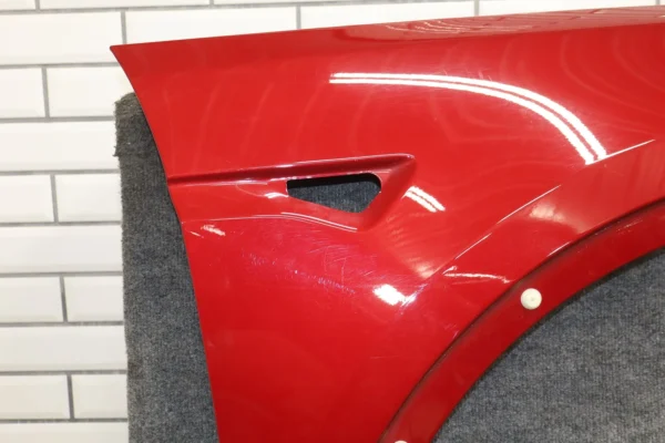 web_4170491e-3211-4dbc-8695-35f2b6368caf 2016-2020 OEM Tesla Model X Front Right Passenger Fender Panel Red PPMR