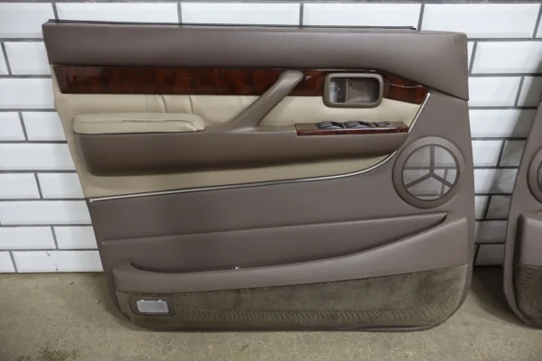 web_5ae0a15b-c42e-4892-a69a-9e3c570ee79b 1996-1997 Lexus LX450 Interior Door Trim Panel Set- 4 Pcs W/ Window Switches Oak