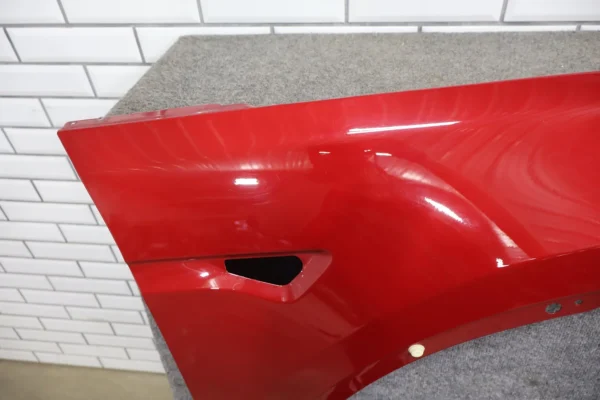 web_754a4a24-30b6-4be0-9b15-c43eb715475c 2016-2020 OEM Tesla Model X Front Right Passenger Fender Panel Red PPMR