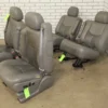 web_75a6741d-e6c3-4c99-853d-9f45b6b672f4 2006 GMC Yukon Denali Leather Heated Seat Set Front/Rear Stone Gray 922