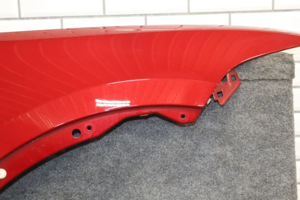 web_d5cfda1a-a636-4013-8634-f2f77db28432 2016-2020 OEM Tesla Model X Front Right Passenger Fender Panel Red PPMR