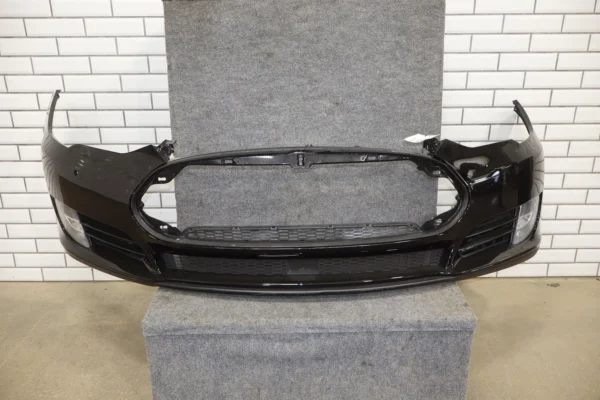web_dd834e35-9349-44bf-9358-01d65327e365 2012-2015 Tesla Model S Front Bumper Assembly Black PBSB