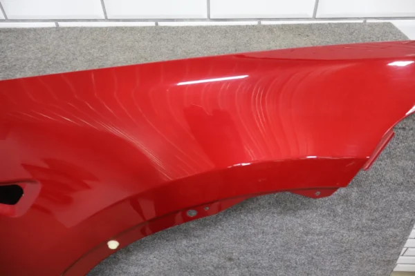 web_e424a5d8-8e5a-4b36-bce6-100e05bfb817 2016-2020 OEM Tesla Model X Front Right Passenger Fender Panel Red PPMR