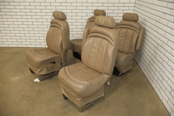 1996-2002-gmc-savana-express-conversion-van-leather-seats-set-neutral-52w-2128220 1996-2002 GMC Savana Express Conversion Van Leather Seats Set Neutral 52W