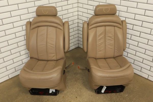 1996-2002-gmc-savana-express-conversion-van-leather-seats-set-neutral-52w-8560589 1996-2002 GMC Savana Express Conversion Van Leather Seats Set Neutral 52W