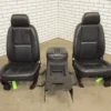 2008 GMC Yukon OEM Pair Front Heated Seats/Console Black Ebony OEM GMT900