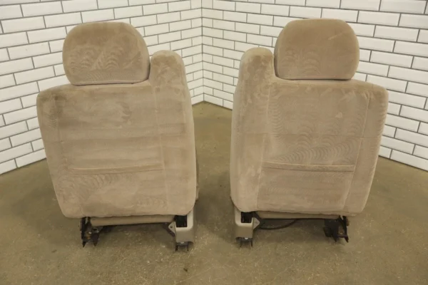 57_c9430ae9-775f-4a11-83d6-98755c33ab20 (1) 99-02 Chevy GMC Silverado Sierra Extended Cab Seat Set Front/Rear Tan (52D)