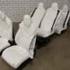 web_1c242e44-c307-4517-9d61-8076048b5b23 2016-2020 Tesla Model X White Leather Seat Set 6 Seat OEM