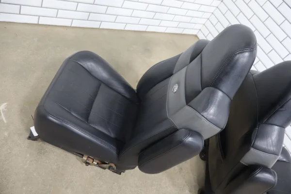 web_248b8e52-35a7-49b7-b390-4eabdbe70cd1 99-07 Ford F-250 Super Duty Harley-Davidson Edition Leather Seats Set Black