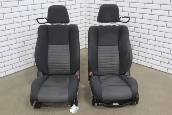 web_268aee92-2d12-4801-a63d-8da25db2e8b8 11-14 Dodge Challenger Dark Slate Cloth Seat Set Front/Rear OEM