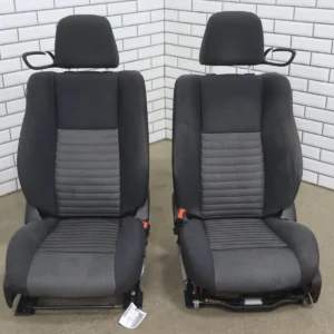 web_268aee92-2d12-4801-a63d-8da25db2e8b8 11-14 Dodge Challenger Dark Slate Cloth Seat Set Front/Rear OEM