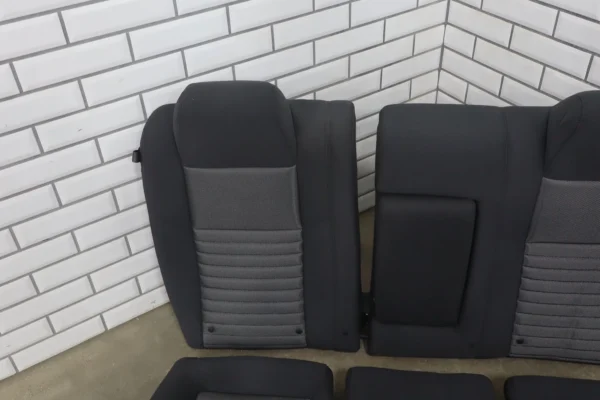 web_38c55fdb-2d15-47f1-8749-fe546005c86f 11-14 Dodge Challenger Dark Slate Cloth Seat Set Front/Rear OEM