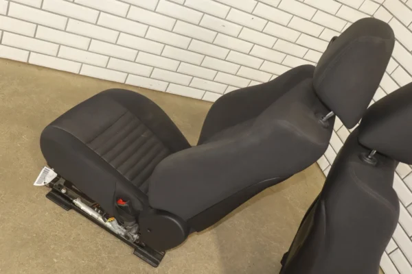 web_7029f808-5f84-4d62-bdd5-26ddfbecfcb7 11-14 Dodge Challenger Dark Slate Cloth Seat Set Front/Rear OEM