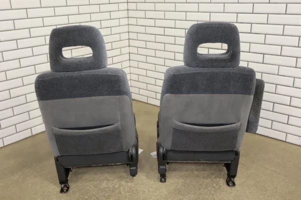 web_a2bcb336-7746-4de8-ae59-7f4654705c21 1997-2001 Honda CR-V Cloth Seats Set Front/Rear OEM Charcoal