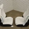 web_a56bca54-5822-4f71-805f-434abacda8f1 2016-2020 Tesla Model X White Leather Seat Set 6 Seat OEM