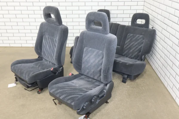 web_a6c5aff8-40b1-4c05-b179-620f1c070938 1997-2001 Honda CR-V Cloth Seats Set Front/Rear OEM Charcoal